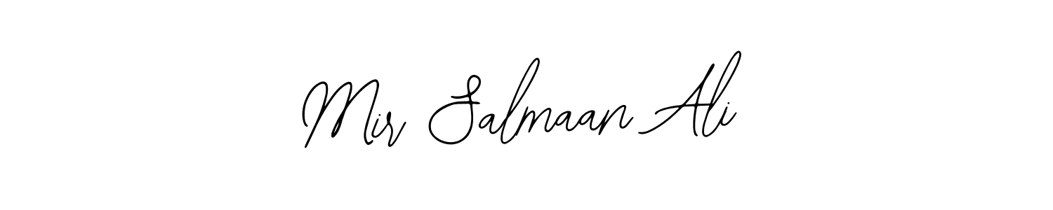 Make a beautiful signature design for name Mir Salmaan Ali. With this signature (Bearetta-2O07w) style, you can create a handwritten signature for free. Mir Salmaan Ali signature style 12 images and pictures png