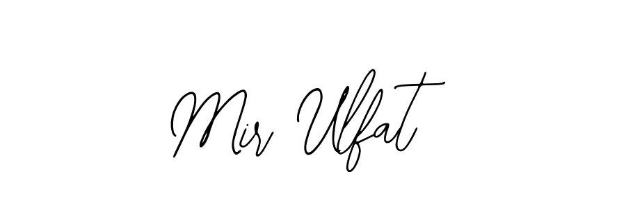 Similarly Bearetta-2O07w is the best handwritten signature design. Signature creator online .You can use it as an online autograph creator for name Mir Ulfat. Mir Ulfat signature style 12 images and pictures png