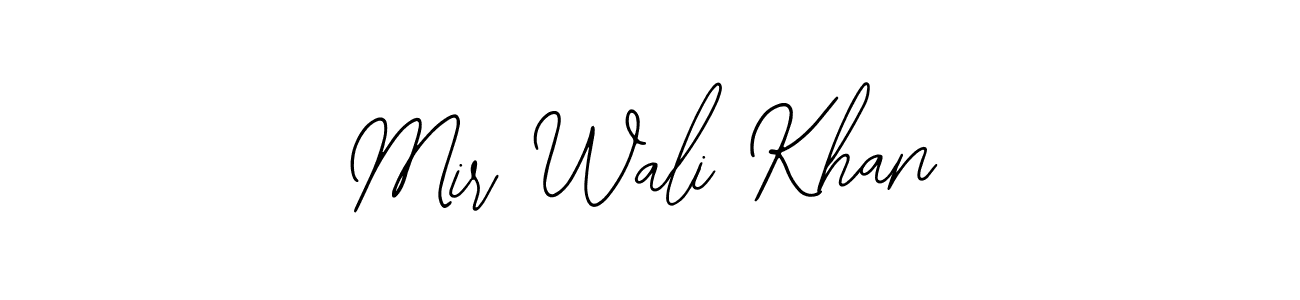 You should practise on your own different ways (Bearetta-2O07w) to write your name (Mir Wali Khan) in signature. don't let someone else do it for you. Mir Wali Khan signature style 12 images and pictures png