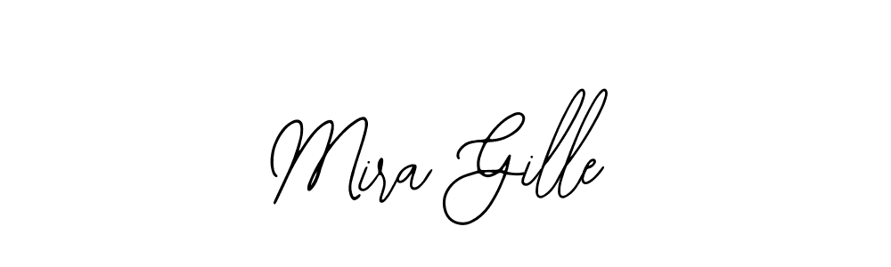 Similarly Bearetta-2O07w is the best handwritten signature design. Signature creator online .You can use it as an online autograph creator for name Mira Gille. Mira Gille signature style 12 images and pictures png