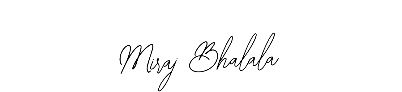 Make a beautiful signature design for name Miraj Bhalala. Use this online signature maker to create a handwritten signature for free. Miraj Bhalala signature style 12 images and pictures png