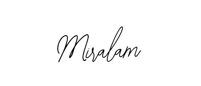 How to Draw Miralam signature style? Bearetta-2O07w is a latest design signature styles for name Miralam. Miralam signature style 12 images and pictures png