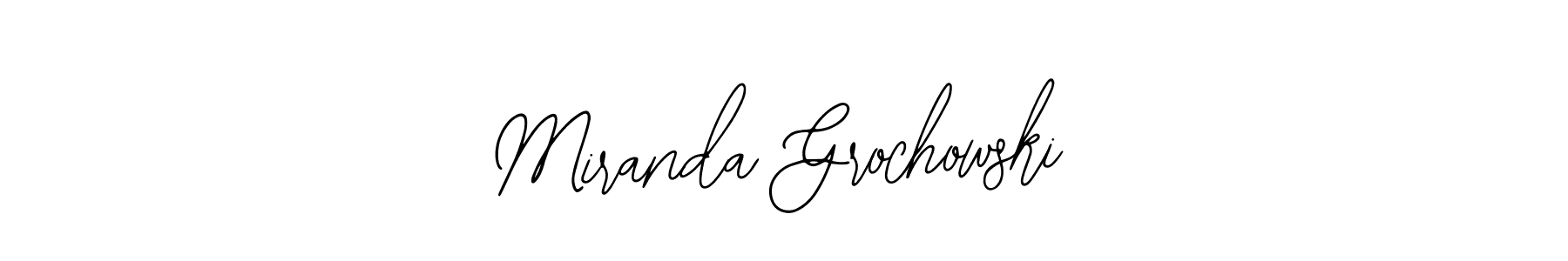 Design your own signature with our free online signature maker. With this signature software, you can create a handwritten (Bearetta-2O07w) signature for name Miranda Grochowski. Miranda Grochowski signature style 12 images and pictures png