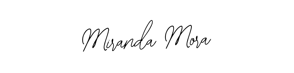 Design your own signature with our free online signature maker. With this signature software, you can create a handwritten (Bearetta-2O07w) signature for name Miranda Mora. Miranda Mora signature style 12 images and pictures png