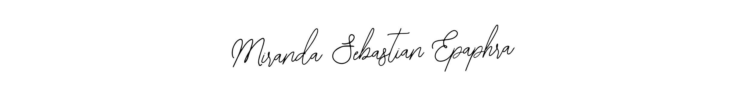 Use a signature maker to create a handwritten signature online. With this signature software, you can design (Bearetta-2O07w) your own signature for name Miranda Sebastian Epaphra. Miranda Sebastian Epaphra signature style 12 images and pictures png