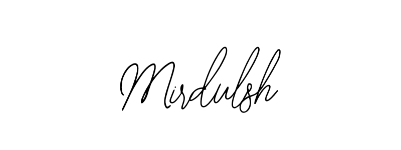 Also You can easily find your signature by using the search form. We will create Mirdulsh name handwritten signature images for you free of cost using Bearetta-2O07w sign style. Mirdulsh signature style 12 images and pictures png