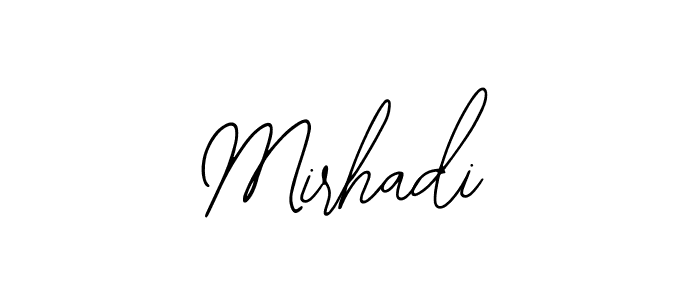 Make a beautiful signature design for name Mirhadi. Use this online signature maker to create a handwritten signature for free. Mirhadi signature style 12 images and pictures png