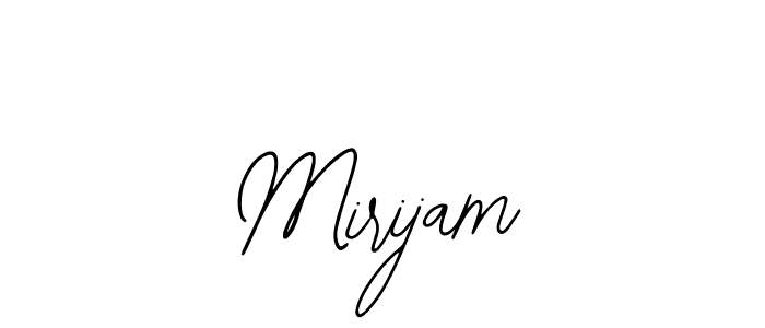 Design your own signature with our free online signature maker. With this signature software, you can create a handwritten (Bearetta-2O07w) signature for name Mirijam. Mirijam signature style 12 images and pictures png