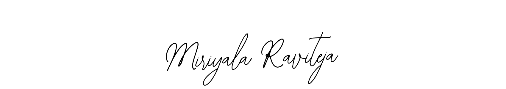Miriyala Raviteja stylish signature style. Best Handwritten Sign (Bearetta-2O07w) for my name. Handwritten Signature Collection Ideas for my name Miriyala Raviteja. Miriyala Raviteja signature style 12 images and pictures png