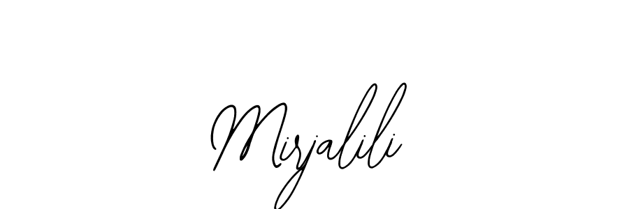 The best way (Bearetta-2O07w) to make a short signature is to pick only two or three words in your name. The name Mirjalili include a total of six letters. For converting this name. Mirjalili signature style 12 images and pictures png