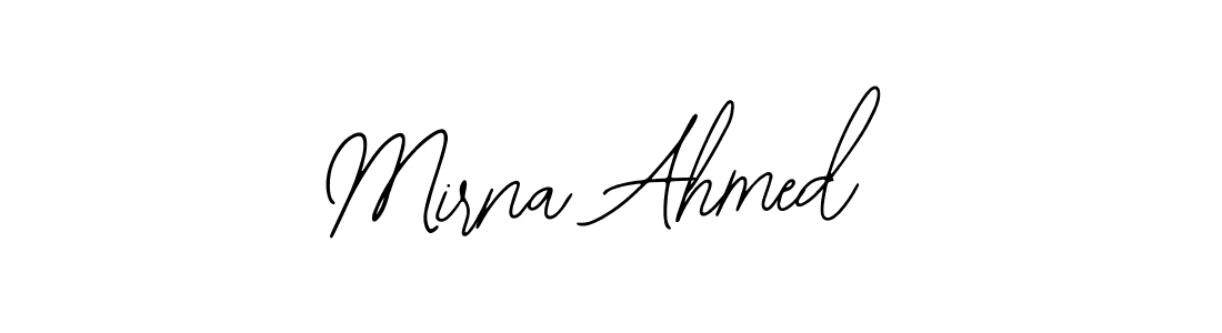 How to Draw Mirna Ahmed signature style? Bearetta-2O07w is a latest design signature styles for name Mirna Ahmed. Mirna Ahmed signature style 12 images and pictures png