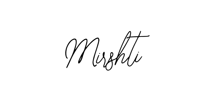 Make a beautiful signature design for name Mirshti. Use this online signature maker to create a handwritten signature for free. Mirshti signature style 12 images and pictures png