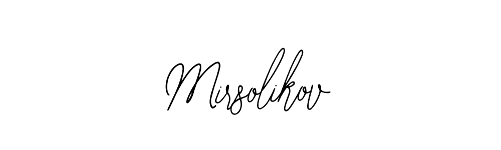 It looks lik you need a new signature style for name Mirsolikov. Design unique handwritten (Bearetta-2O07w) signature with our free signature maker in just a few clicks. Mirsolikov signature style 12 images and pictures png