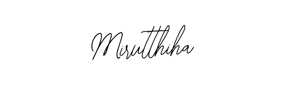 How to make Mirutthiha signature? Bearetta-2O07w is a professional autograph style. Create handwritten signature for Mirutthiha name. Mirutthiha signature style 12 images and pictures png