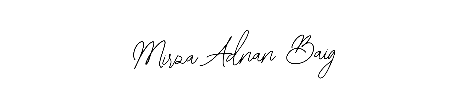 Mirza Adnan Baig stylish signature style. Best Handwritten Sign (Bearetta-2O07w) for my name. Handwritten Signature Collection Ideas for my name Mirza Adnan Baig. Mirza Adnan Baig signature style 12 images and pictures png