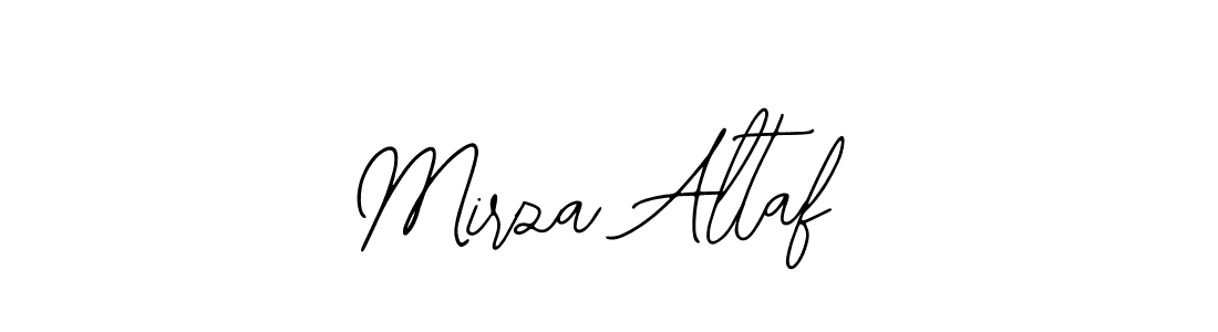 Bearetta-2O07w is a professional signature style that is perfect for those who want to add a touch of class to their signature. It is also a great choice for those who want to make their signature more unique. Get Mirza Altaf name to fancy signature for free. Mirza Altaf signature style 12 images and pictures png