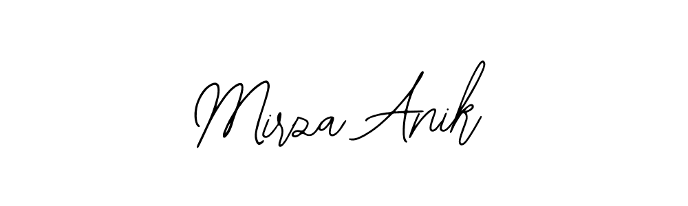 Use a signature maker to create a handwritten signature online. With this signature software, you can design (Bearetta-2O07w) your own signature for name Mirza Anik. Mirza Anik signature style 12 images and pictures png