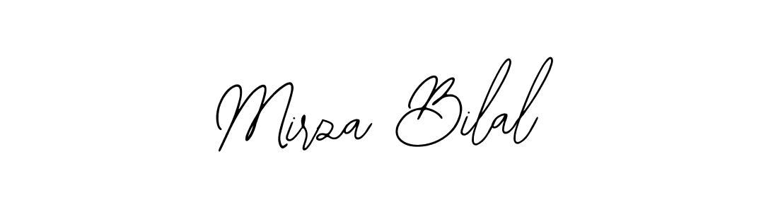 Use a signature maker to create a handwritten signature online. With this signature software, you can design (Bearetta-2O07w) your own signature for name Mirza Bilal. Mirza Bilal signature style 12 images and pictures png