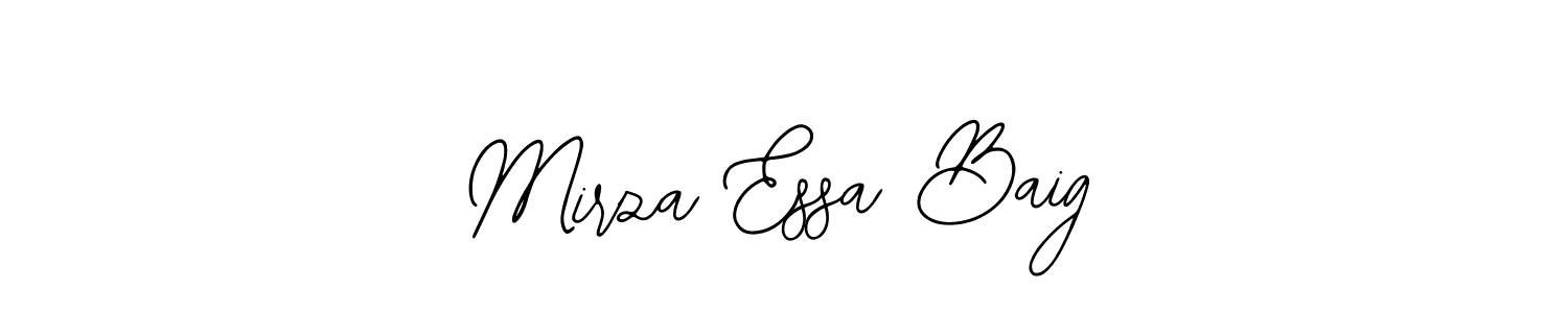 Also we have Mirza Essa Baig name is the best signature style. Create professional handwritten signature collection using Bearetta-2O07w autograph style. Mirza Essa Baig signature style 12 images and pictures png