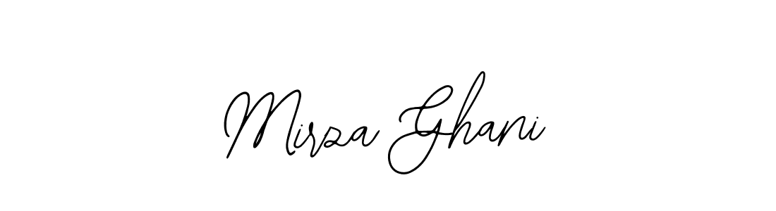 if you are searching for the best signature style for your name Mirza Ghani. so please give up your signature search. here we have designed multiple signature styles  using Bearetta-2O07w. Mirza Ghani signature style 12 images and pictures png