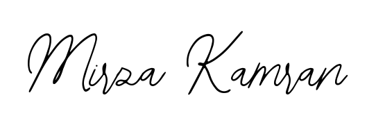 Quickly download Mirza Kamran name signature in high-resolution PNG using Bearetta-2O07w style. Ready to insert into PDFs and online applications. Mirza Kamran signature style 12 images and pictures png