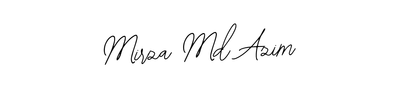 Make a beautiful signature design for name Mirza Md Azim. Use this online signature maker to create a handwritten signature for free. Mirza Md Azim signature style 12 images and pictures png