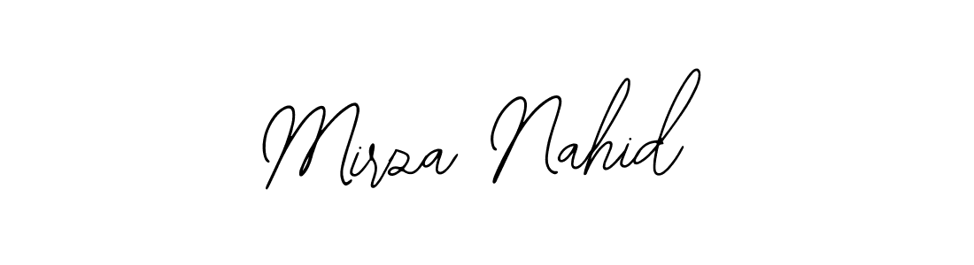 Also we have Mirza Nahid name is the best signature style. Create professional handwritten signature collection using Bearetta-2O07w autograph style. Mirza Nahid signature style 12 images and pictures png