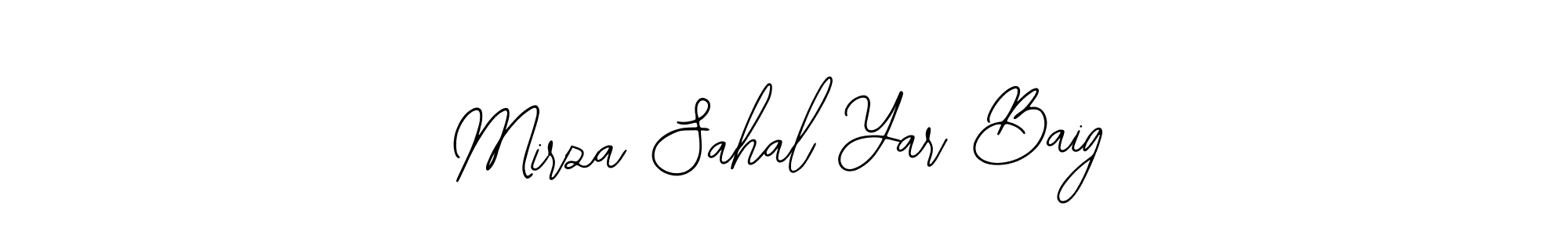 How to make Mirza Sahal Yar Baig signature? Bearetta-2O07w is a professional autograph style. Create handwritten signature for Mirza Sahal Yar Baig name. Mirza Sahal Yar Baig signature style 12 images and pictures png