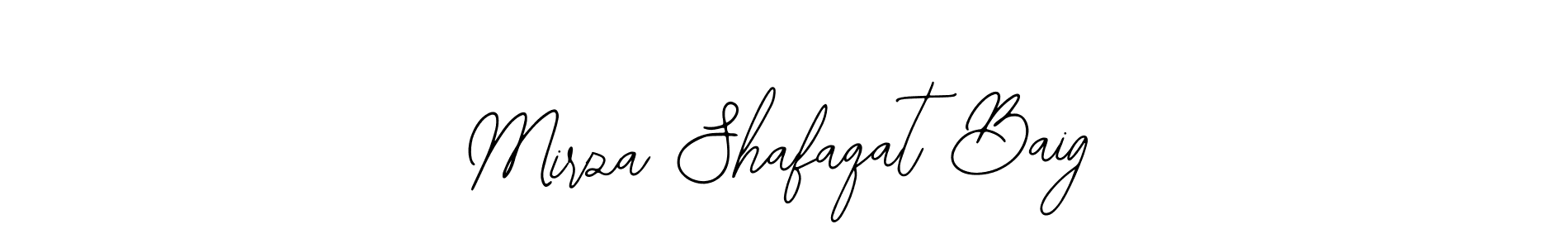 Similarly Bearetta-2O07w is the best handwritten signature design. Signature creator online .You can use it as an online autograph creator for name Mirza Shafaqat Baig. Mirza Shafaqat Baig signature style 12 images and pictures png