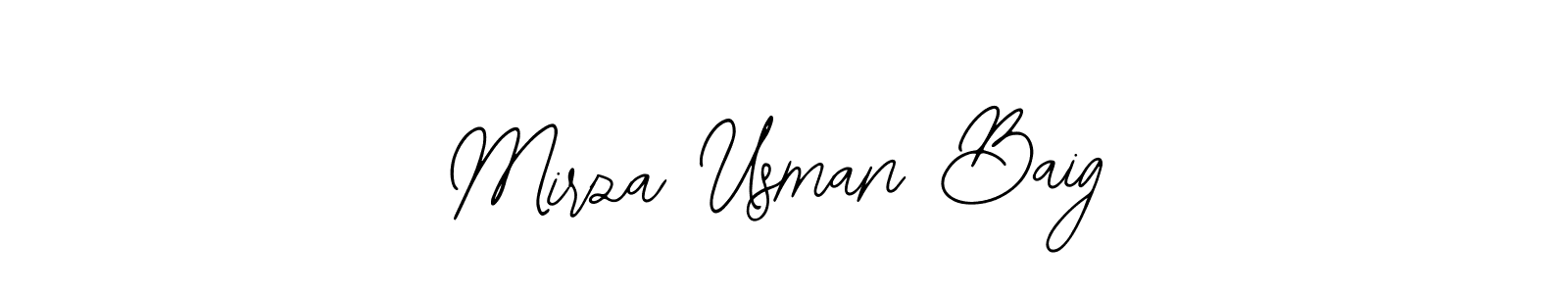 How to make Mirza Usman Baig signature? Bearetta-2O07w is a professional autograph style. Create handwritten signature for Mirza Usman Baig name. Mirza Usman Baig signature style 12 images and pictures png