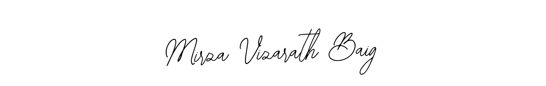 Design your own signature with our free online signature maker. With this signature software, you can create a handwritten (Bearetta-2O07w) signature for name Mirza Vizarath Baig. Mirza Vizarath Baig signature style 12 images and pictures png