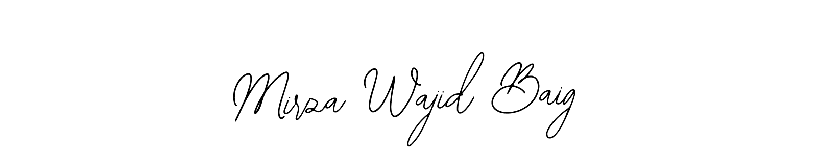 See photos of Mirza Wajid Baig official signature by Spectra . Check more albums & portfolios. Read reviews & check more about Bearetta-2O07w font. Mirza Wajid Baig signature style 12 images and pictures png