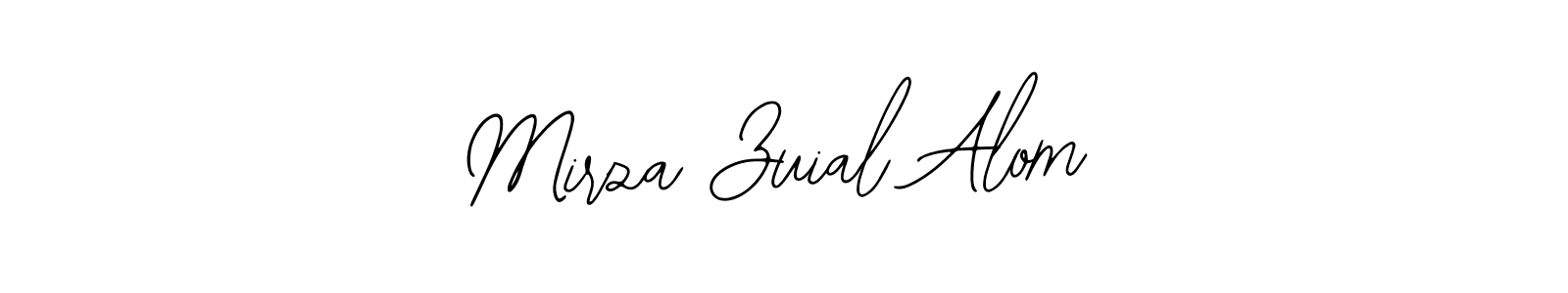 Create a beautiful signature design for name Mirza Zuial Alom. With this signature (Bearetta-2O07w) fonts, you can make a handwritten signature for free. Mirza Zuial Alom signature style 12 images and pictures png