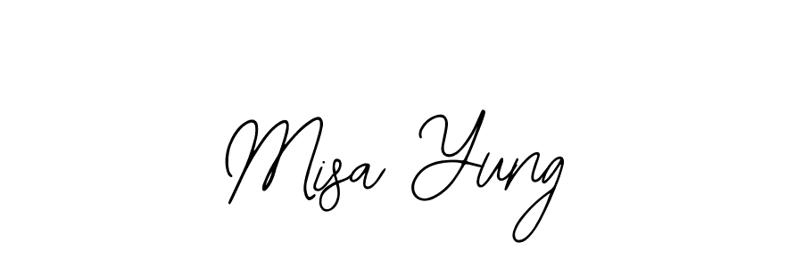 if you are searching for the best signature style for your name Misa Yung. so please give up your signature search. here we have designed multiple signature styles  using Bearetta-2O07w. Misa Yung signature style 12 images and pictures png