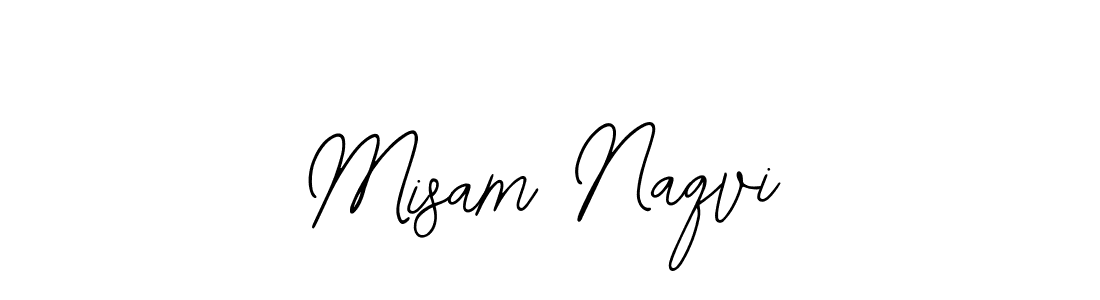 The best way (Bearetta-2O07w) to make a short signature is to pick only two or three words in your name. The name Misam Naqvi include a total of six letters. For converting this name. Misam Naqvi signature style 12 images and pictures png