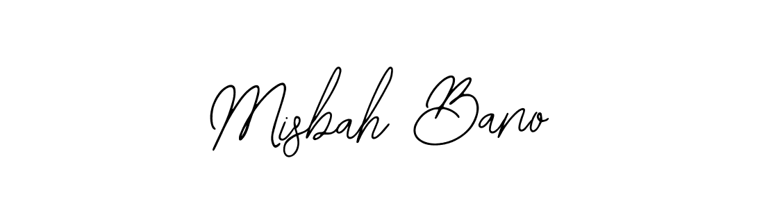 The best way (Bearetta-2O07w) to make a short signature is to pick only two or three words in your name. The name Misbah Bano include a total of six letters. For converting this name. Misbah Bano signature style 12 images and pictures png