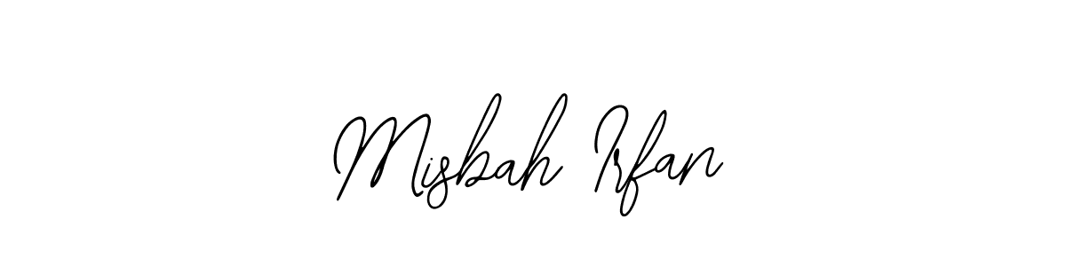 Make a beautiful signature design for name Misbah Irfan. With this signature (Bearetta-2O07w) style, you can create a handwritten signature for free. Misbah Irfan signature style 12 images and pictures png