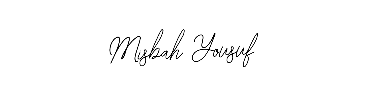 Also we have Misbah Yousuf name is the best signature style. Create professional handwritten signature collection using Bearetta-2O07w autograph style. Misbah Yousuf signature style 12 images and pictures png