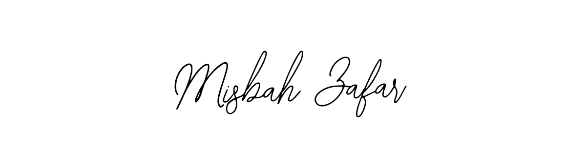 Make a beautiful signature design for name Misbah Zafar. With this signature (Bearetta-2O07w) style, you can create a handwritten signature for free. Misbah Zafar signature style 12 images and pictures png
