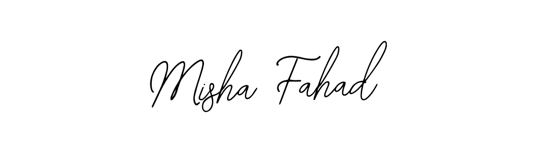 Make a beautiful signature design for name Misha Fahad. Use this online signature maker to create a handwritten signature for free. Misha Fahad signature style 12 images and pictures png