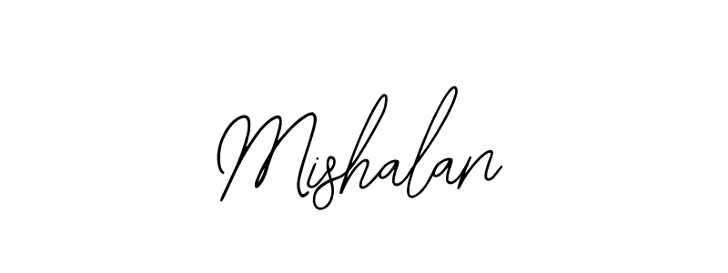 How to make Mishalan signature? Bearetta-2O07w is a professional autograph style. Create handwritten signature for Mishalan name. Mishalan signature style 12 images and pictures png