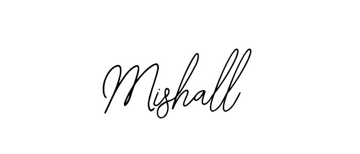 You should practise on your own different ways (Bearetta-2O07w) to write your name (Mishall) in signature. don't let someone else do it for you. Mishall signature style 12 images and pictures png