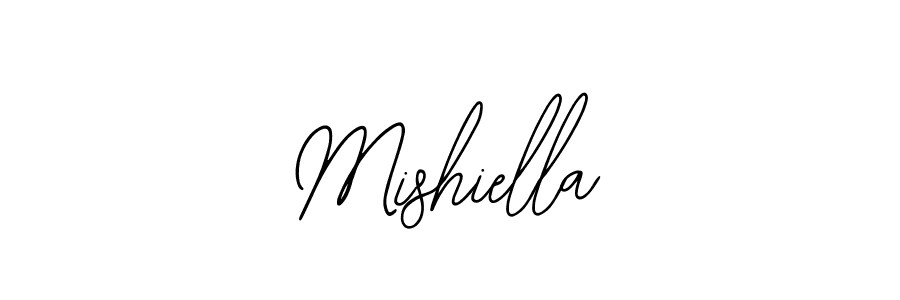 How to make Mishiella signature? Bearetta-2O07w is a professional autograph style. Create handwritten signature for Mishiella name. Mishiella signature style 12 images and pictures png