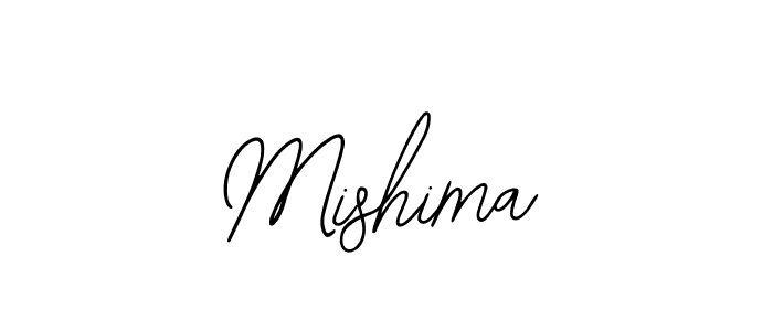 You should practise on your own different ways (Bearetta-2O07w) to write your name (Mishima) in signature. don't let someone else do it for you. Mishima signature style 12 images and pictures png