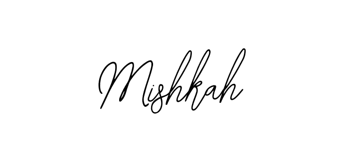 The best way (Bearetta-2O07w) to make a short signature is to pick only two or three words in your name. The name Mishkah include a total of six letters. For converting this name. Mishkah signature style 12 images and pictures png