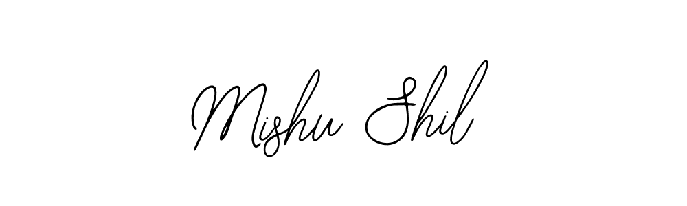 How to make Mishu Shil signature? Bearetta-2O07w is a professional autograph style. Create handwritten signature for Mishu Shil name. Mishu Shil signature style 12 images and pictures png