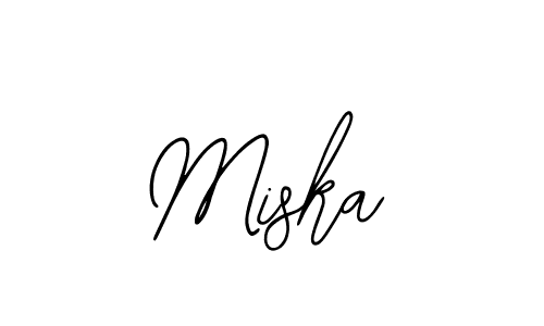 Design your own signature with our free online signature maker. With this signature software, you can create a handwritten (Bearetta-2O07w) signature for name Miska. Miska signature style 12 images and pictures png