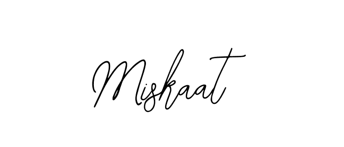 How to make Miskaat name signature. Use Bearetta-2O07w style for creating short signs online. This is the latest handwritten sign. Miskaat signature style 12 images and pictures png