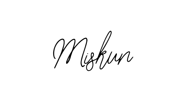 if you are searching for the best signature style for your name Miskun. so please give up your signature search. here we have designed multiple signature styles  using Bearetta-2O07w. Miskun signature style 12 images and pictures png