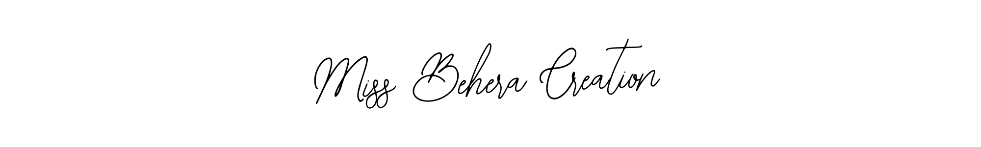 Design your own signature with our free online signature maker. With this signature software, you can create a handwritten (Bearetta-2O07w) signature for name Miss Behera Creation. Miss Behera Creation signature style 12 images and pictures png